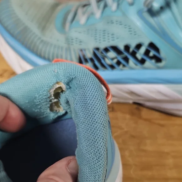 Hoka One One Teal Running Shoes - Picture 3 of 5